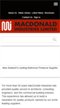 Mobile Screenshot of macdonaldindustries.co.nz