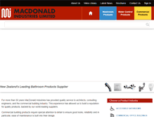 Tablet Screenshot of macdonaldindustries.co.nz